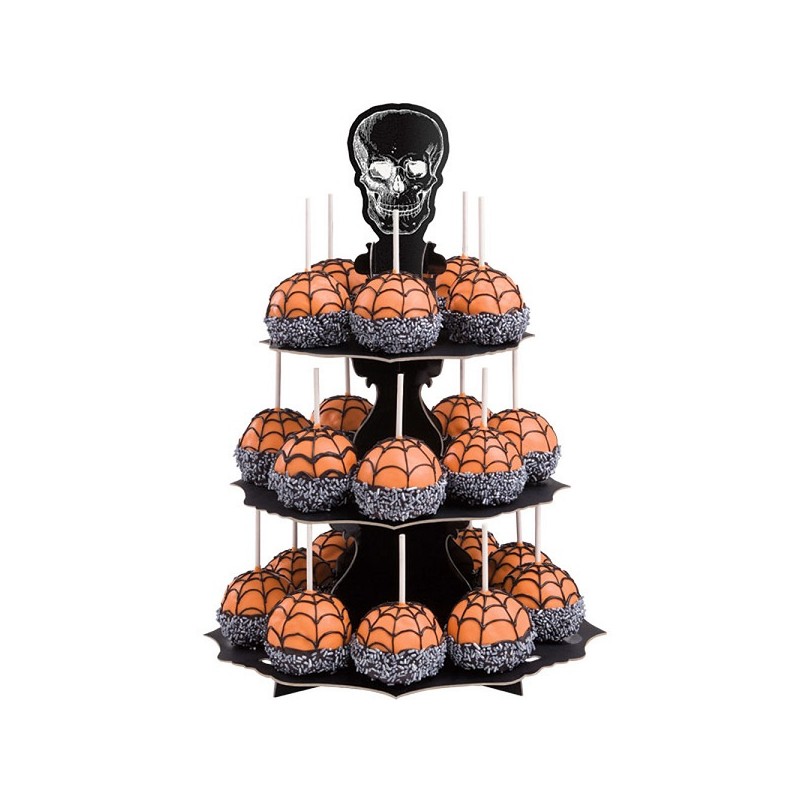 Skull Cupcake Stand 3 Tier