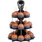 Skull Cupcake Stand 3 Tier