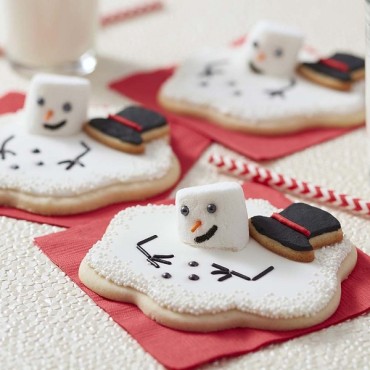 Christmas Melted Snowman Cookie Cutter Set