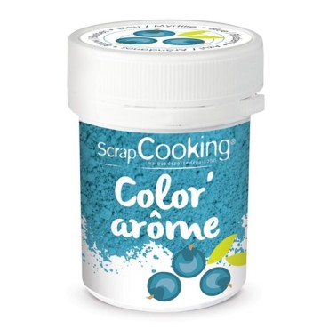 ScrapCooking Blauer Aroma-Farbpulver Mix Heidelbeere