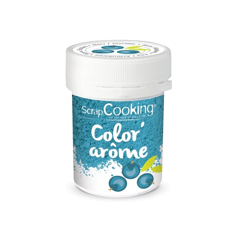 ScrapCooking Blueberry Color Arome Blue, 10g