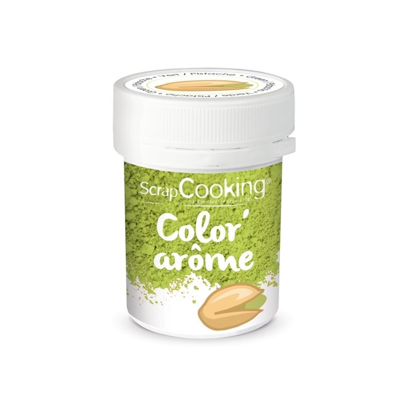 ScrapCooking Pistachio Color Arome Green, 10g