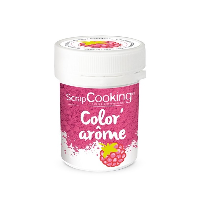 ScrapCooking Raspberry Color Arome Pink, 10g