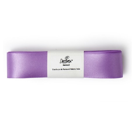 Violettes Doppelsatinband aus Polyester