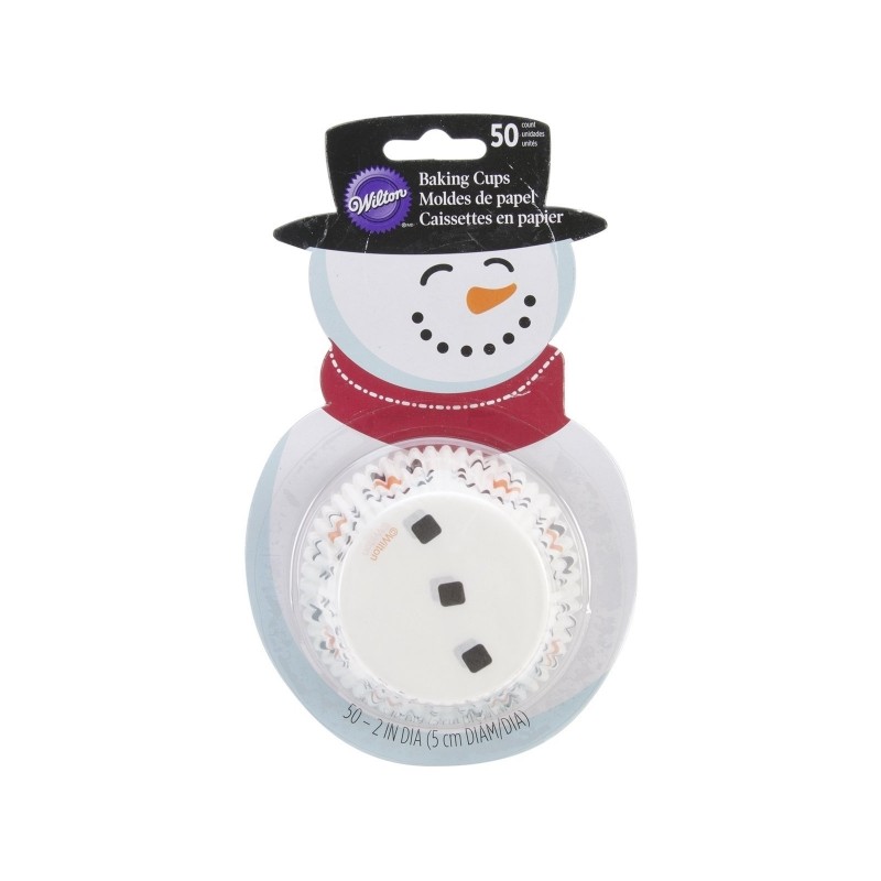 Wilton Cupcake Cases Snowman, 50 pcs