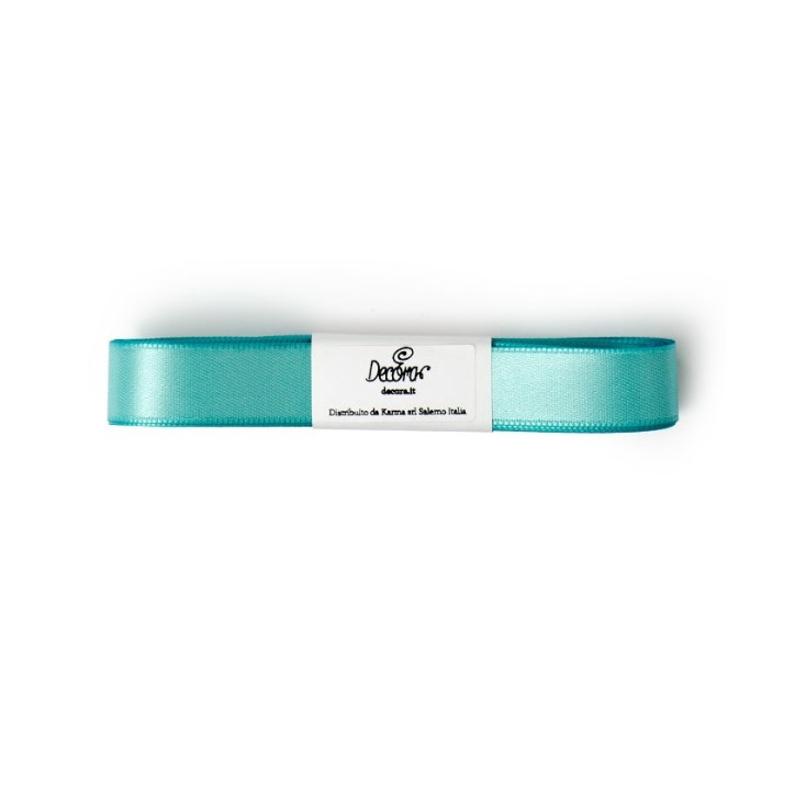 15mm Turquoise Double Satin Ribbon 15mm Turquoise Double Satin Ribbon