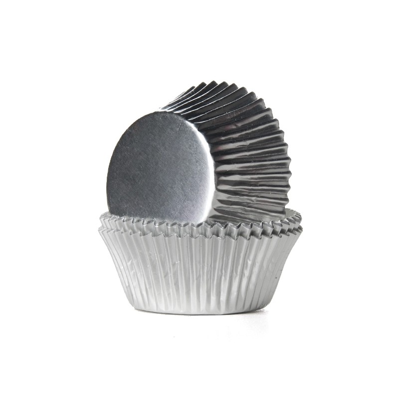 Bakeria Baking cup Silver foil, 64 pcs