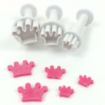 Dekofee Mini Crown Plunger Cutters, 3 pcs