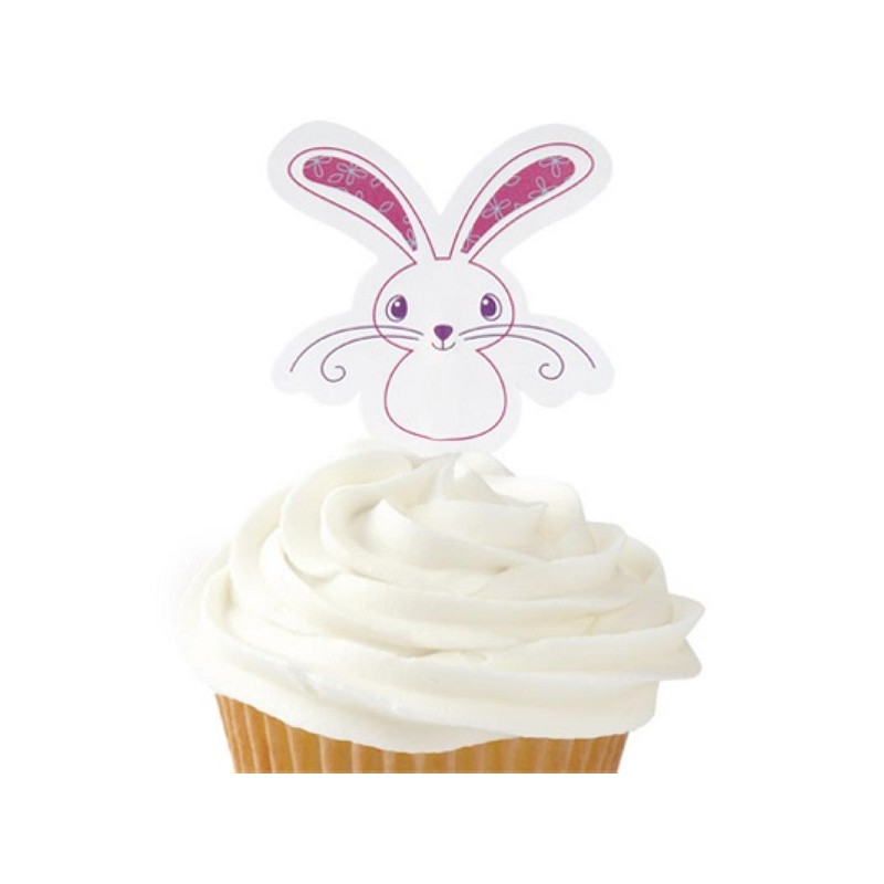 Wilton Bunny FunPix Topper, 12 pcs