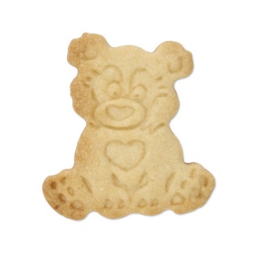 Städter Teddybär 3D Plätzchen Ausstecher – Niedliche Bärenkekse mit Herz!