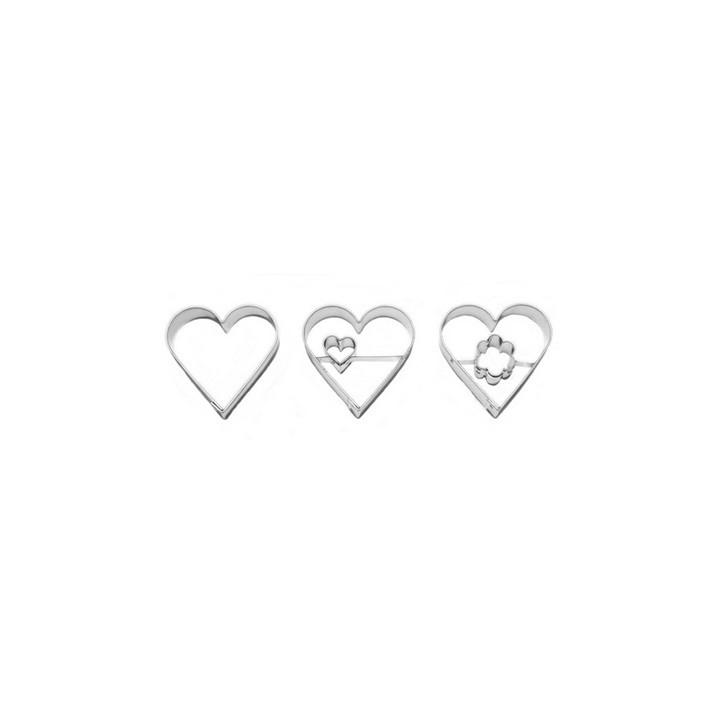 Heart Linzer Cookie Cutter Set Heart Linzer Cookie Cutter Set