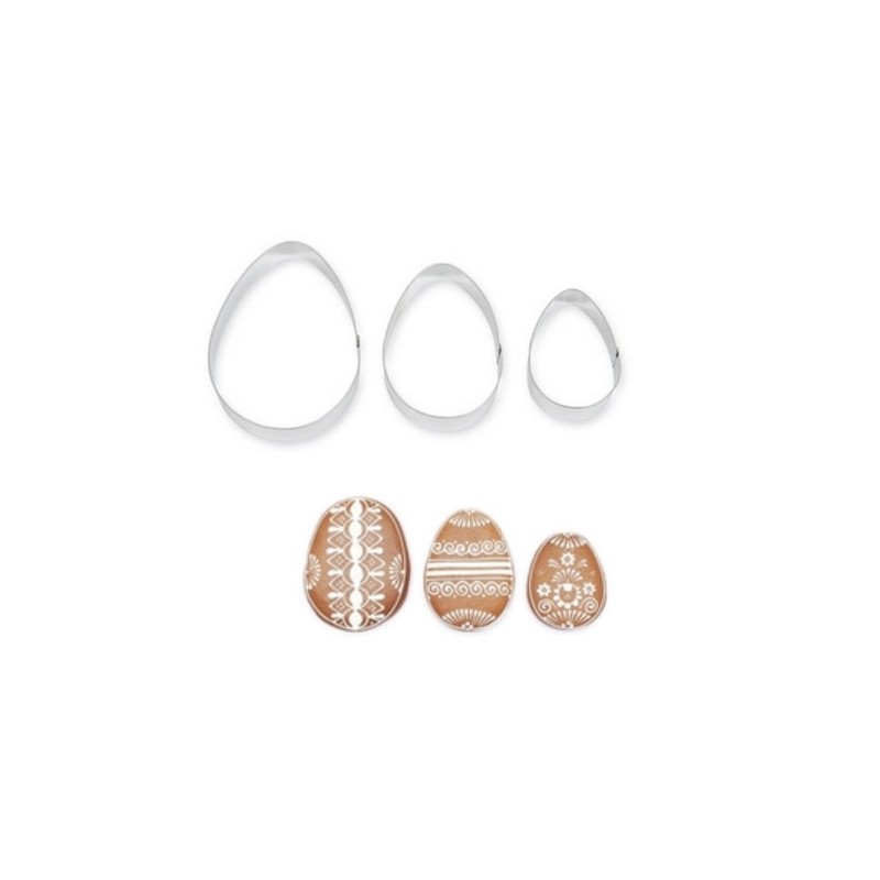 Easteregg Cookie Cutter Set, 3 pcs