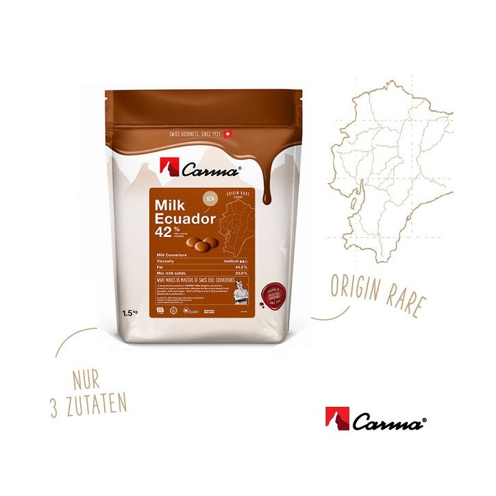 Milk Ecuador Swiss Edel Couverture Milk Ecuador Swiss Edel Couverture