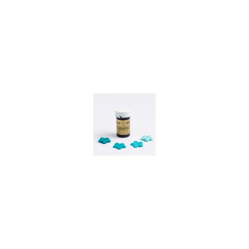 Sugarflair Spectral Paste Colour - Turquoise, 25g