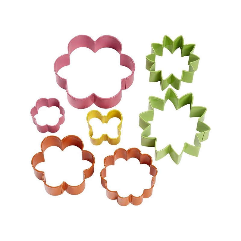 Wilton Garden Flower Cookie Cutter Set, 7 pcs