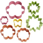 Wilton Garden Flower Cookie Cutter Set, 7 pcs