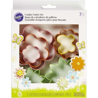 Wilton Flower Shaped Cookie Cutter Set 2308-1541