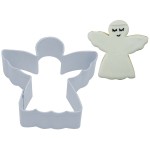Anniversary House White Angel Metal Cookie Cutter, 8cm