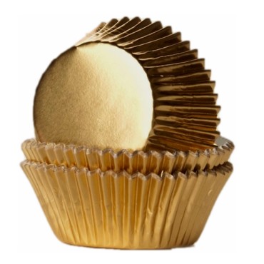 Cupcake Förmchen Metallic Gold