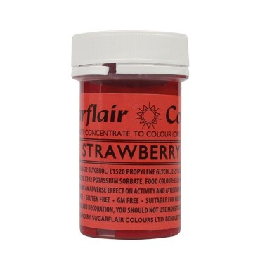 Sugarflair Colours Strawberry Lebensmittelfarbe Rot