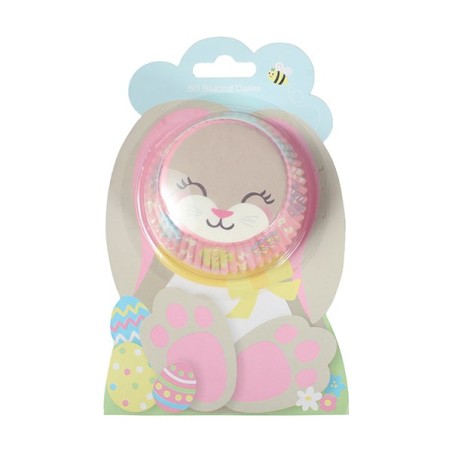 Easter Bunny Baking Cases - 50 pieces