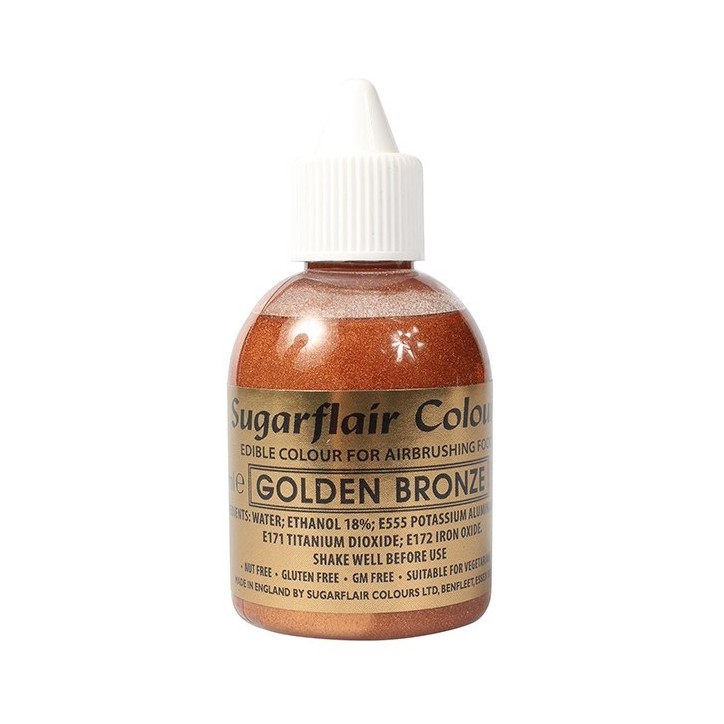 Edible Airbrush Paint Golden Bronze Edible Airbrush Paint Golden Bronze