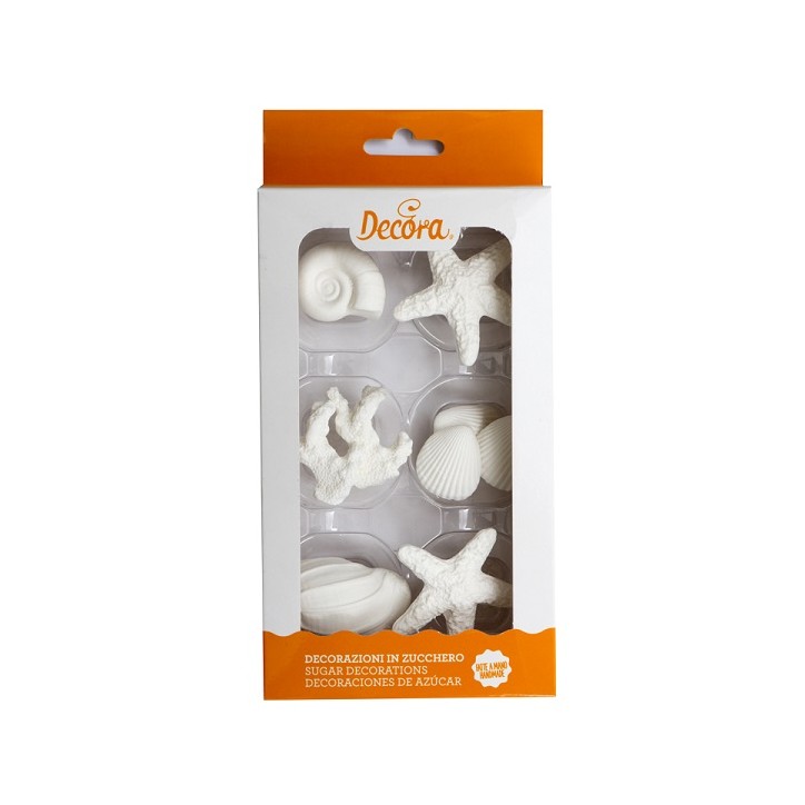 Decora Sea Shells Sugar Decorations Decora Sea Shells Sugar Decorations