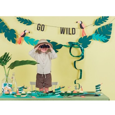 171604 Meri Meri Go Wild Jungle Bunting, 2x3 Meter