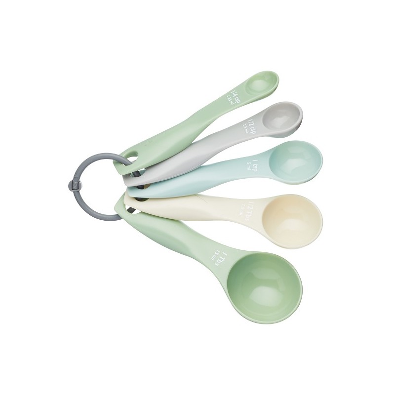 Colourworks Pastell Messlöffel Set, 5 Stück