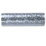 PartyDeco Holographic Streamer Silver, 3.8m