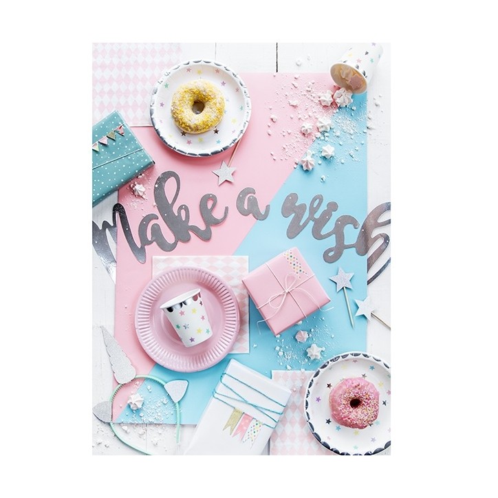 Banner Unicorn - Make a wish, 15 x 60 cm