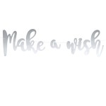 PartyDeco Make a wish Banner, 60cm