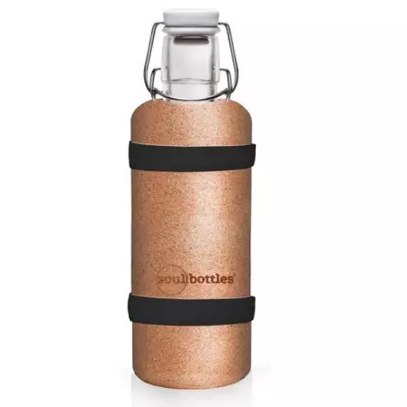 Soulsleeve Black – Cork Bottle Sleeve for Soulbottle 0.6 l
