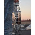 Fill your Life with soul Soulbottle Glasflasche, 1 Liter