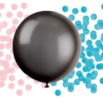 Unique Party 60cm Gender Reveal Konfetti Ballon