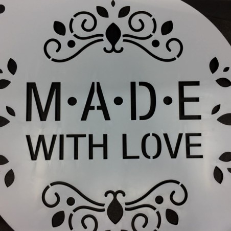 Made with Love Tortenstencil 65072
