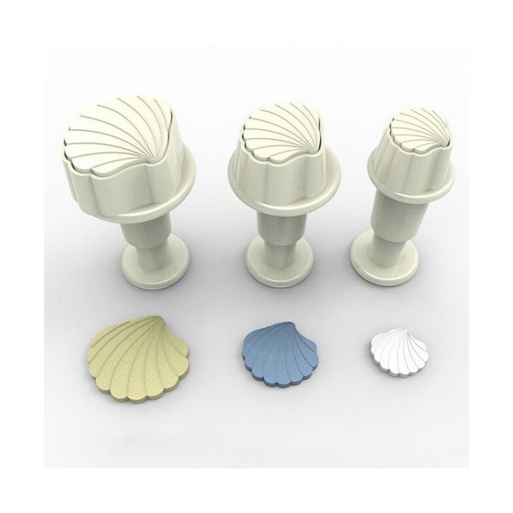 Dekofee Mini Plungers Shell set Dekofee Mini Plungers Shell set