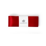 Decora Double Satin Ribbon Red, 40mm x 3m