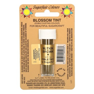 Nutkin Brown Blossom Tint Lebensmittelfarbe - Blütenfarbe Nutkin-Braun Sugarflair Colours