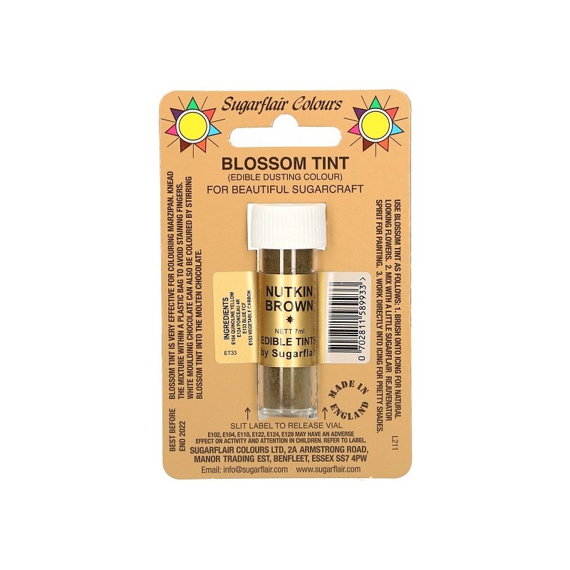 Sugarflair Blossom Tint Nutkin Brown, 7ml