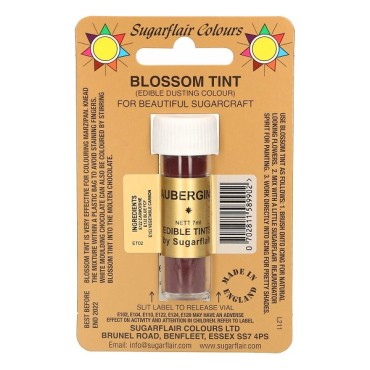 Lebensmittelfarbe Aubergine - Blossom Tint Sugarflair Colours D129