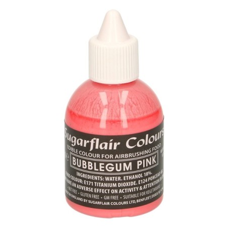Sugarflair Airbrush Colouring Bubblegum Pink 60ml - V316 Sugarflair Colours