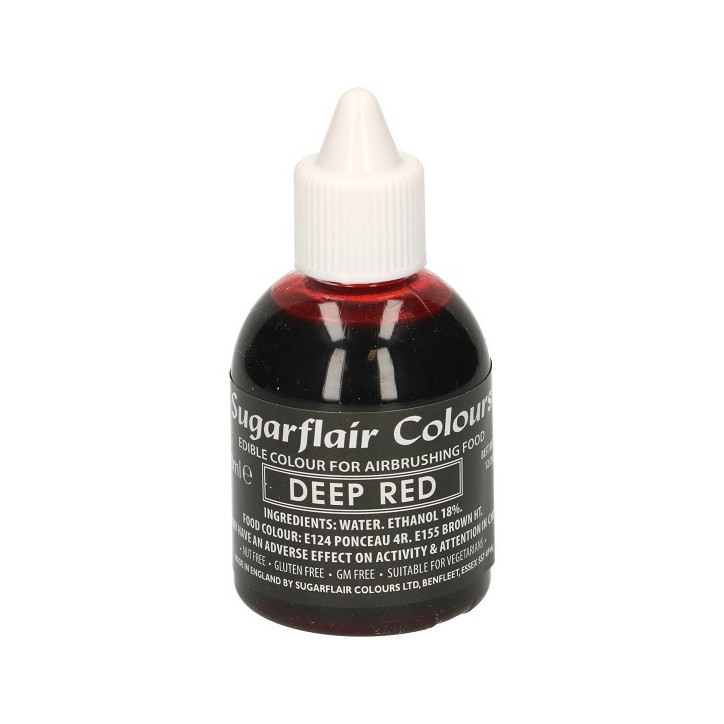 Sugarflair Airbrush Food Colour Deep Red – 60ml