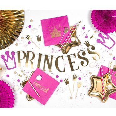 Princess Banner with Crown