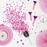 PartyDeco Confetti Push Pop Pink, 1 pcs