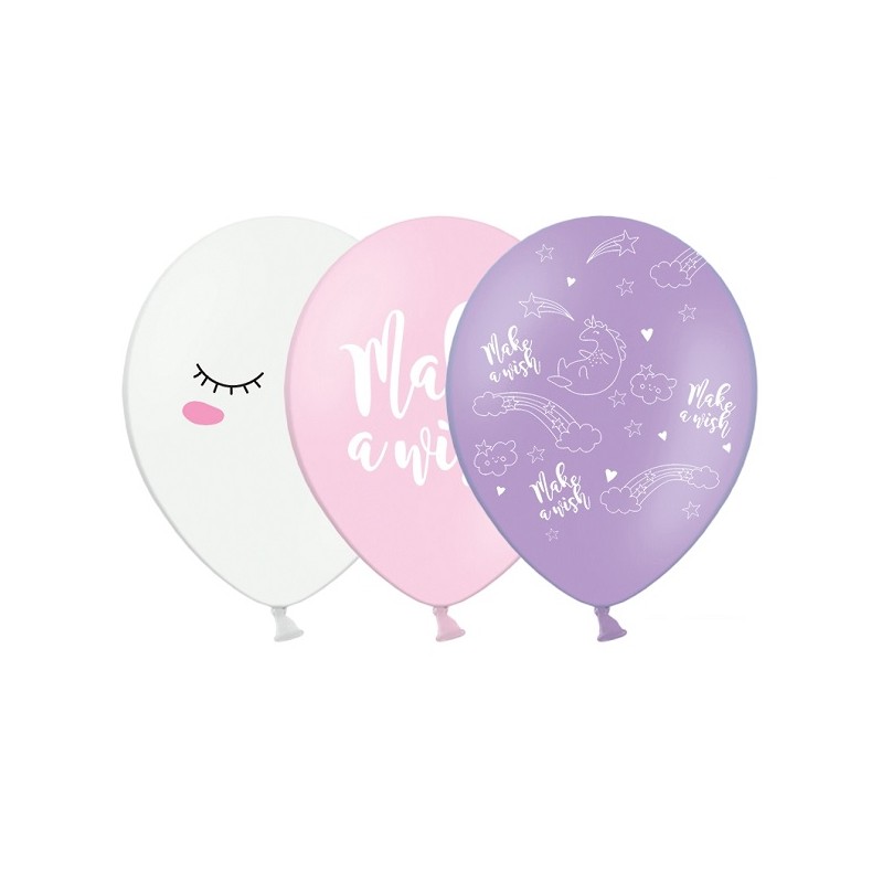 PartyDeco Balloons Magical Unicorn, 6 pcs