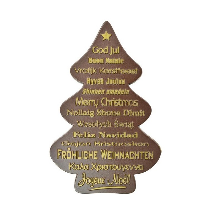 Christmas Tree Reflief Chocolate Bar Mould – Make Your Own Christmas Chocolate Bar