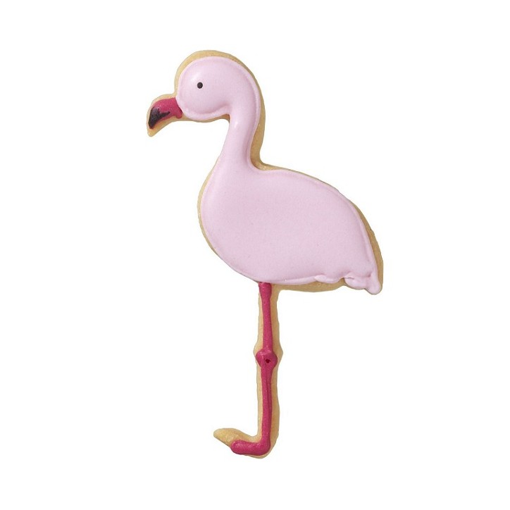 Birkmann Flamingo Ausstecher – 9cm – Aus Edelstahl für tropische Backfreude