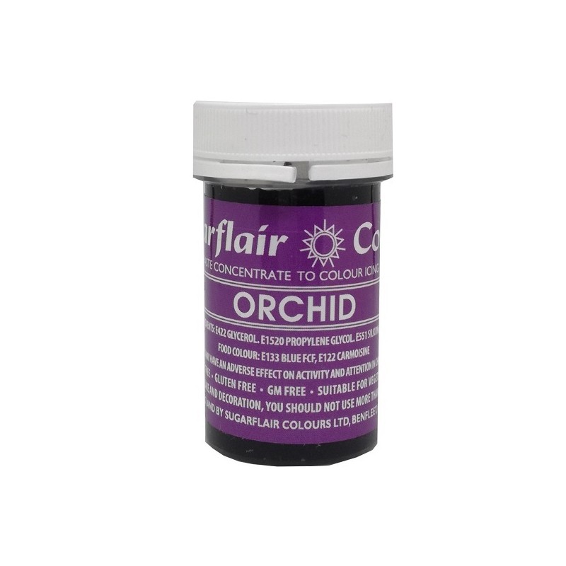 Sugarflair Lebensmittelfarbe Paste Orchidee - Orchid, 25g