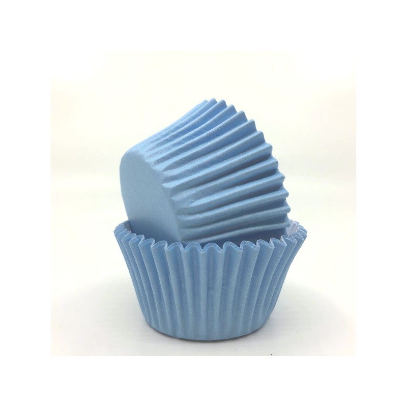 Bakeria Cupcake Förmchen Uni Vogue Hellblau, 60 Stück